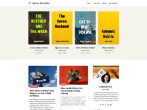 Author Portfolio WordPress Theme