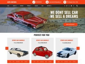 Auto Motors WordPress Theme