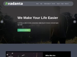 Avadanta Dark WordPress Theme