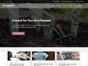 Avadanta Invest WordPress Theme
