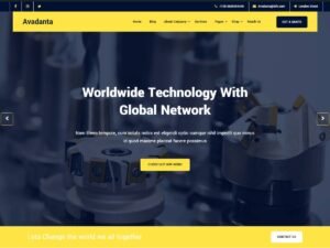 Avadanta Tech WordPress Theme