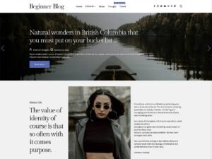 Beginner Blog WordPress Theme