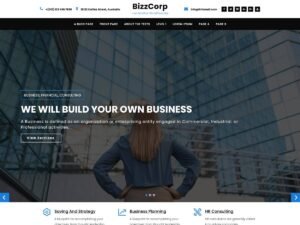 Bizzcorp Lite WordPress Theme