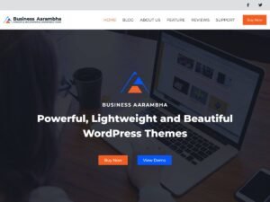 Business Aarambha WordPress Theme