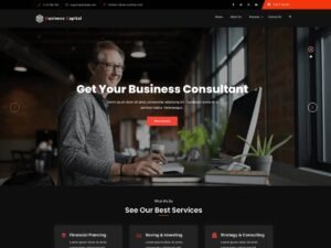 Business Capital Dark WordPress Theme
