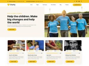 Charity Foundation WordPress Theme