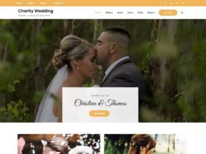 Charity Wedding WordPress Theme