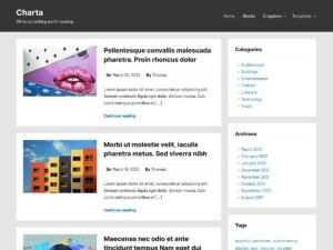 Charta WordPress Theme