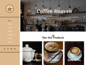Classic Coffee Shop WordPress Theme