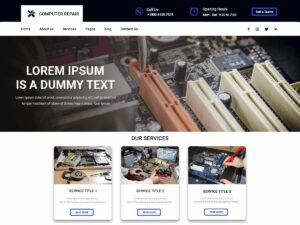 Computer Repair Shop WordPress Theme