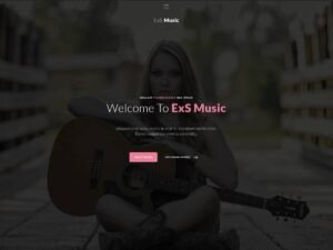 ExS Music WordPress Theme