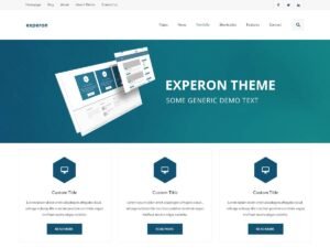 Experon News WordPress Theme