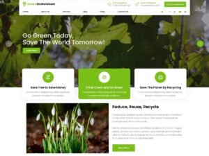 Green Environment WordPress Theme