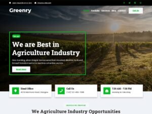 Greenry WordPress Theme