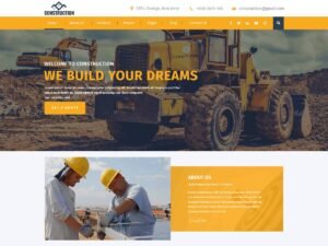 Home Reconstruction WordPress Theme