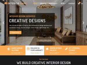 Interior Dark WordPress Theme