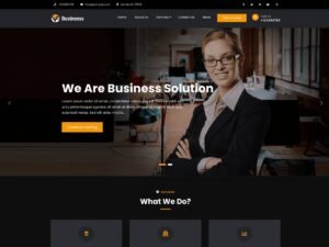 JetBlack Business WordPress Theme