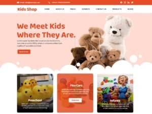 Kids Gift Shop WordPress Theme