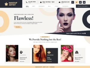 Makeup Artist WordPress Theme
