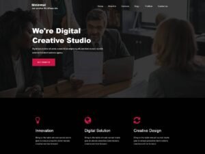 Minimal Techup WordPress Theme
