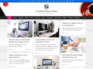 PressBook Masonry Blogs WordPress Theme