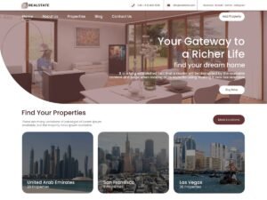 Real Esatate Property WordPress Theme