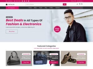 Retailer Market WordPress Theme