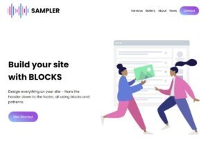 Sampler WordPress Theme