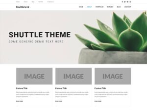 Shuttle eMinimal WordPress Theme