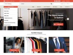 T-Shirt Clothing WordPress Theme