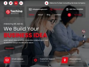 Techine WordPress Theme