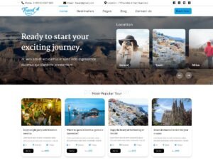Tour Travel Agent WordPress Theme