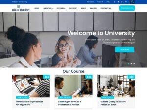 Tutor Academy WordPress Theme