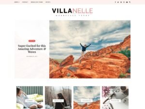 Villanelle Personal WordPress Theme