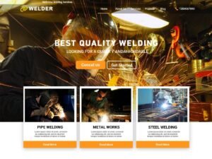 Welding Services WordPress Theme
