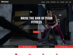 Workout Lite WordPress Theme