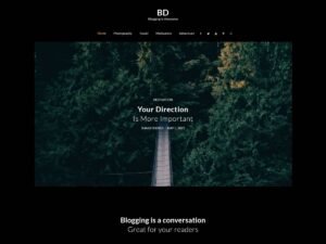 BlogJr Dark WordPress Theme