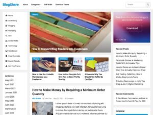 BlogShare WordPress Theme