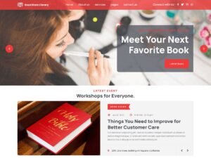 Bookstore Library WordPress Theme