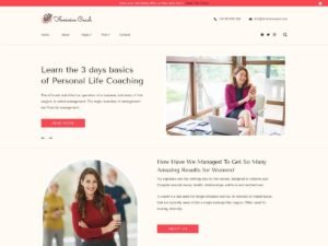 Feminine Coach WordPress Theme