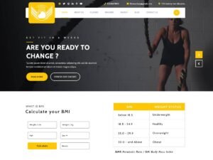 Fitness Crossfit WordPress Theme
