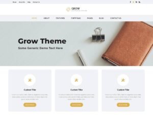 Grow Blog WordPress Theme