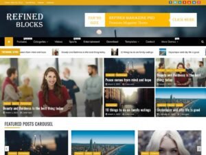 Refined Blocks WordPress Theme