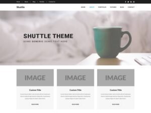 Shuttle Photo WordPress Theme