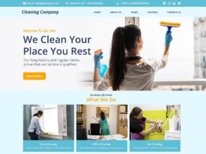 Smart Cleaning Company WordPress Theme