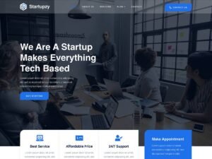 Startupzy WordPress Theme