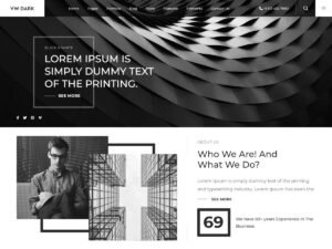 VW Dark WordPress Theme