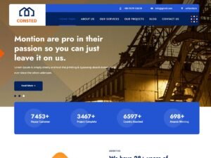 Classic Construction WordPress Theme