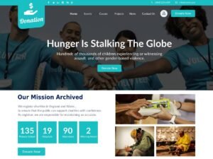Crowdfunding Donation WordPress Theme