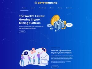 Crypto Mining WordPress Theme